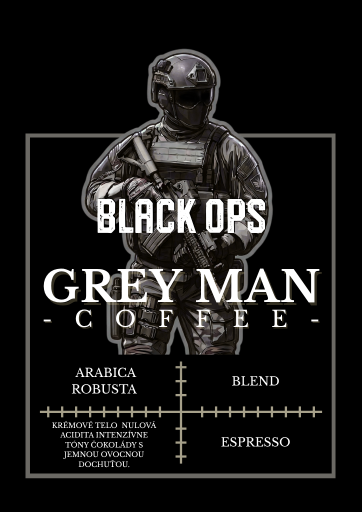GREY MAN COFFEE – Black Ops — 2