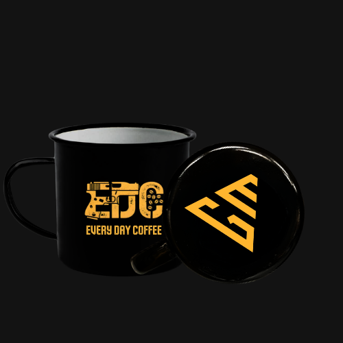 Grey Man Coffee – Smaltový hrnček – EDC — 3